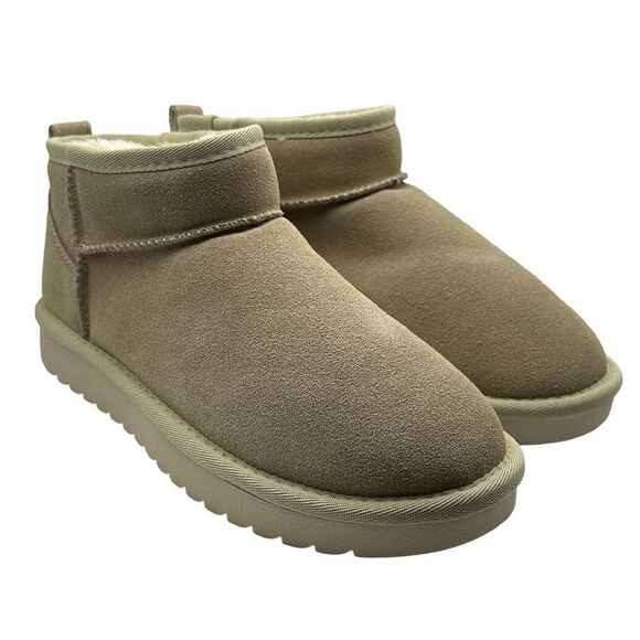 CUSHIONAIRE Women's pull on boot  9 SAND - Picture 1 of 7